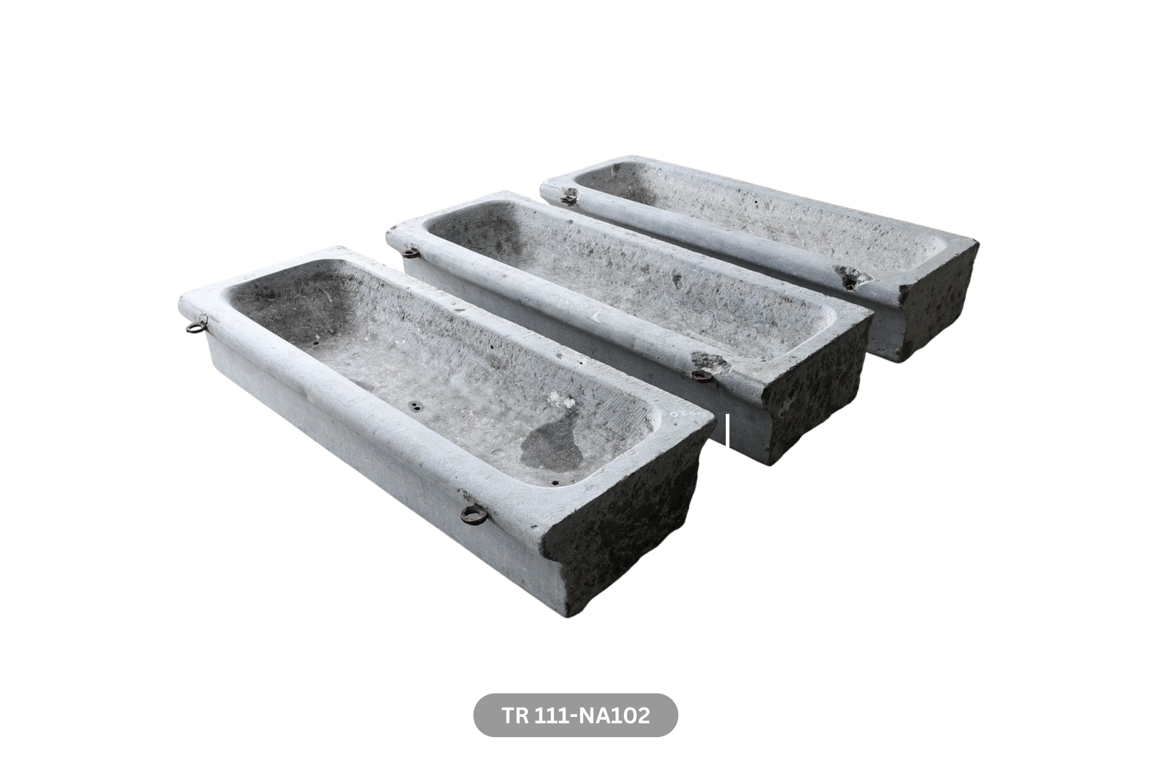 Antique Belgian Bluestone Trough - Image 2